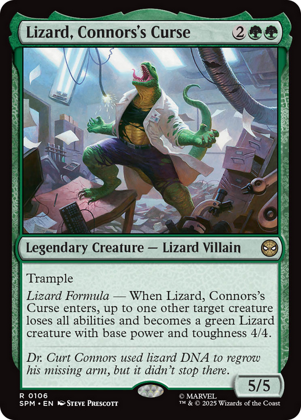Lizard, Connors's Curse (SPM)