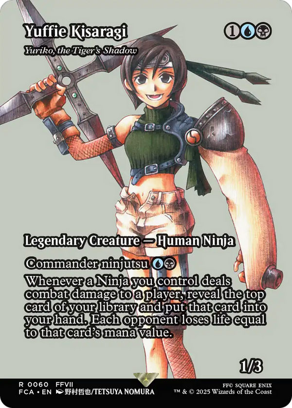 Yuffie Kisaragi // Yuriko, the Tiger's Shadow - Borderless (FCA)