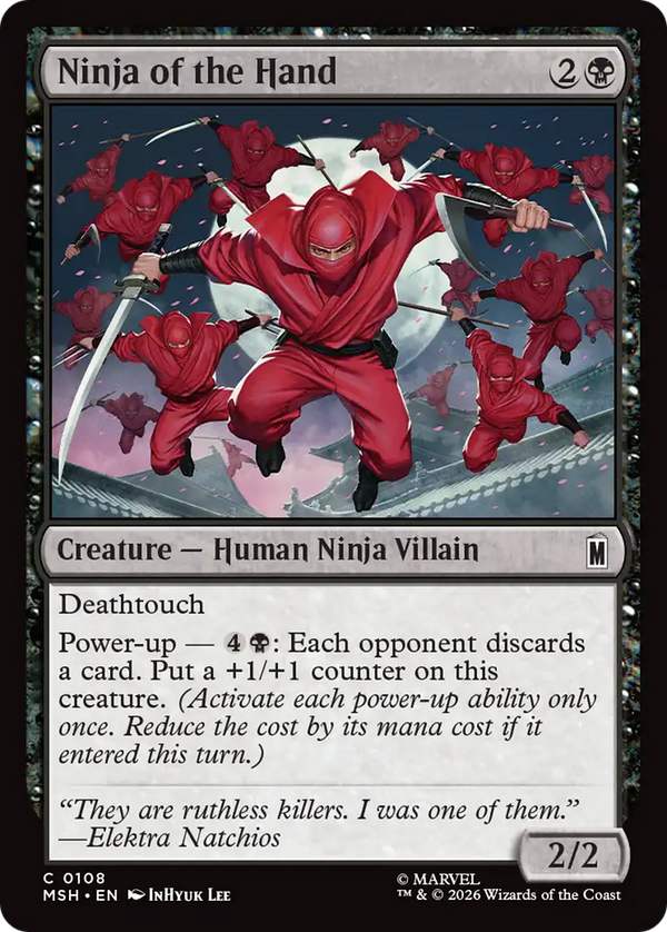 Ninja of the Hand (MSH) (Pre-Order)