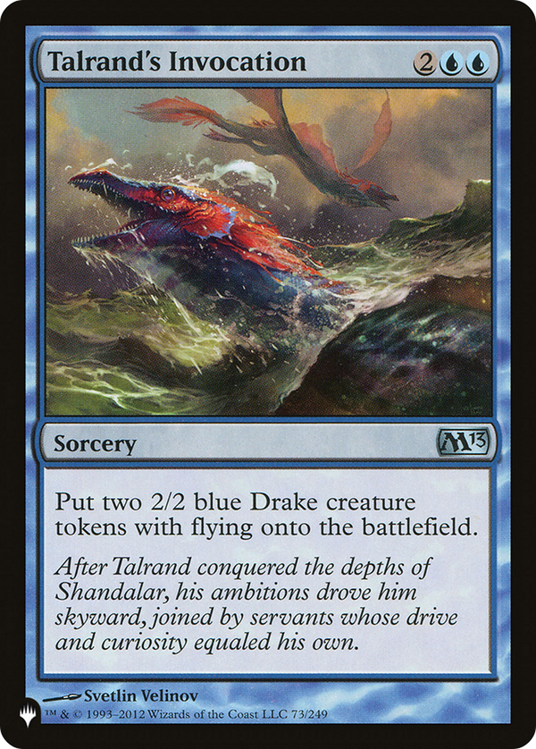 Talrand's Invocation - M13 Reprint (PLST)