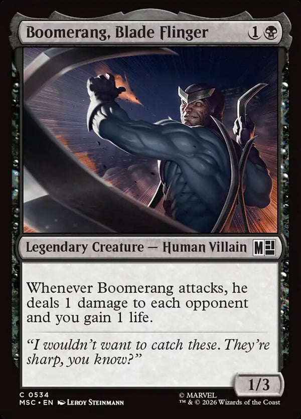 Boomerang, Blade Flinger (MSC)