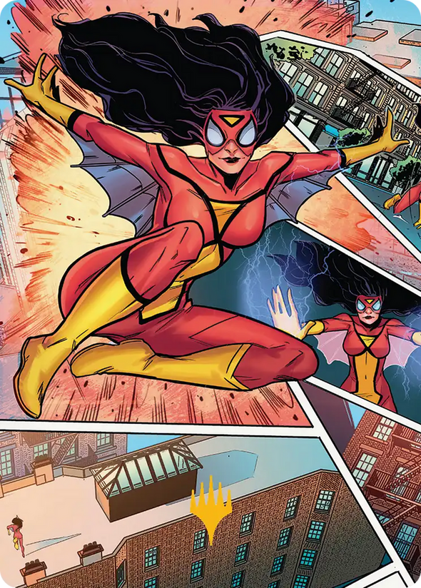 Spider-Woman, Stunning Savior - Art Series (Gold-Stamped Signature) (ASPM)