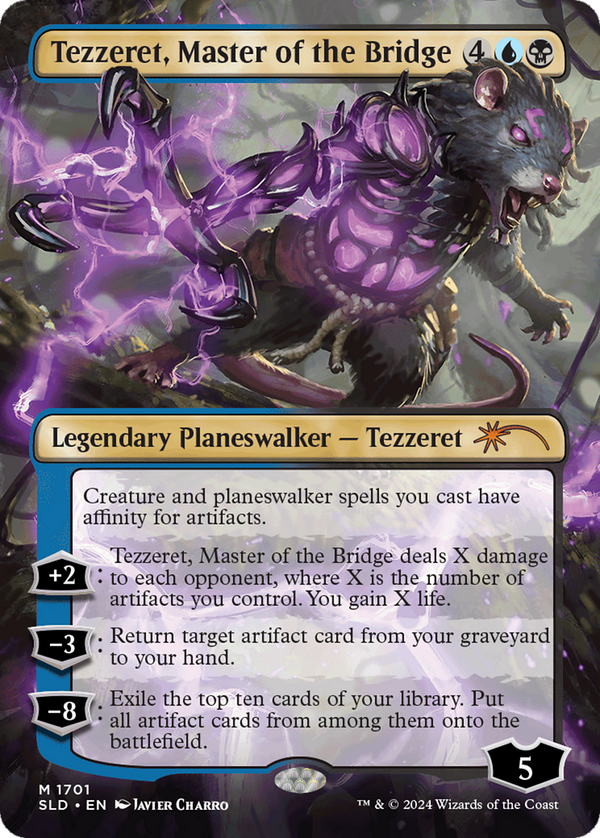Tezzeret, Master of the Bridge - Showcase: Bloomburrow (SLD)