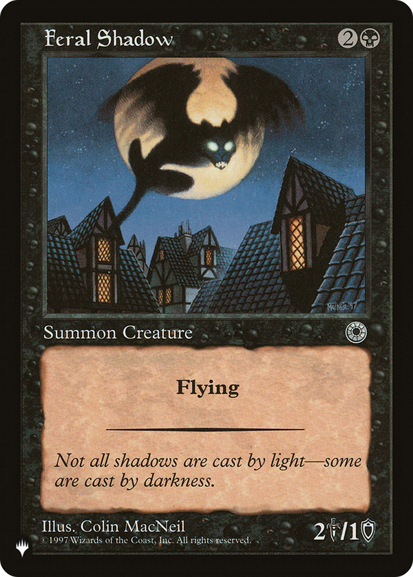 Feral Shadow - POR Reprint (PLST)