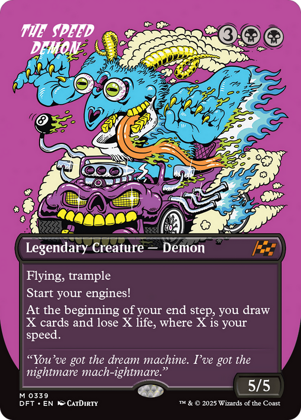 The Speed Demon - Borderless Rude Rider (DFT)