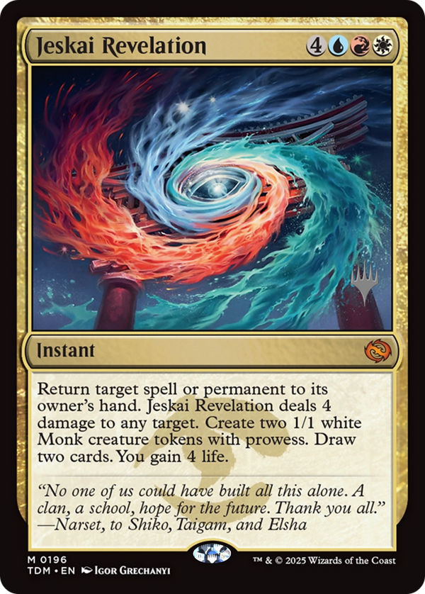 Jeskai Revelation - Promo Pack (PTDM)