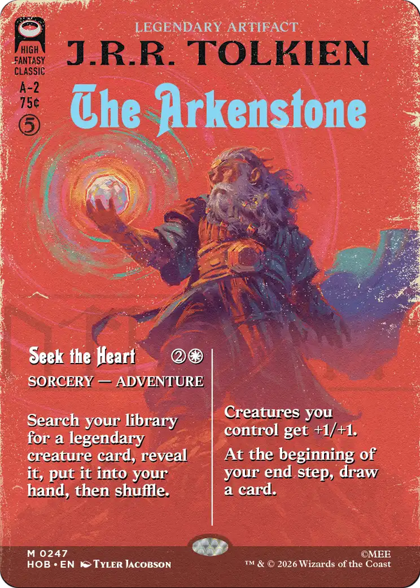 The Arkenstone // Seek the Heart - Book Cover (HOB) (Pre-Order)