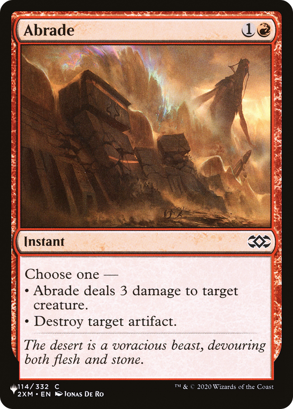Abrade - 2XM Reprint (PLST)