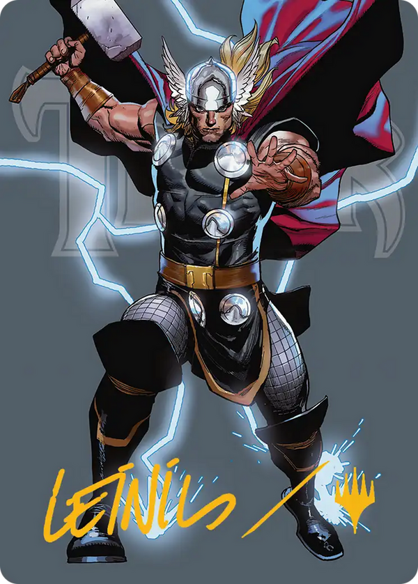 Thor, God of Thunder (AMSH) - Gold Stamped Art Card