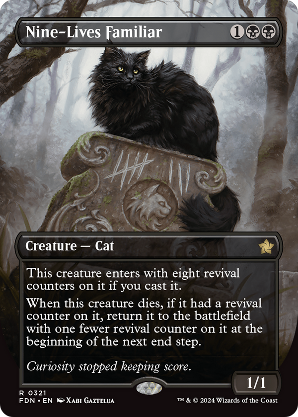 Nine-Lives Familiar - Borderless (FDN)