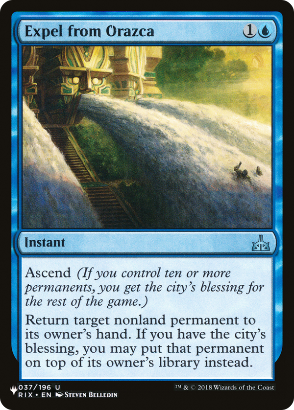 Expel from Orazca - RIX Reprint (PLST)