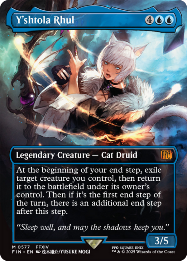Y'shtola Rhul - Borderless Artist Card (FIN)