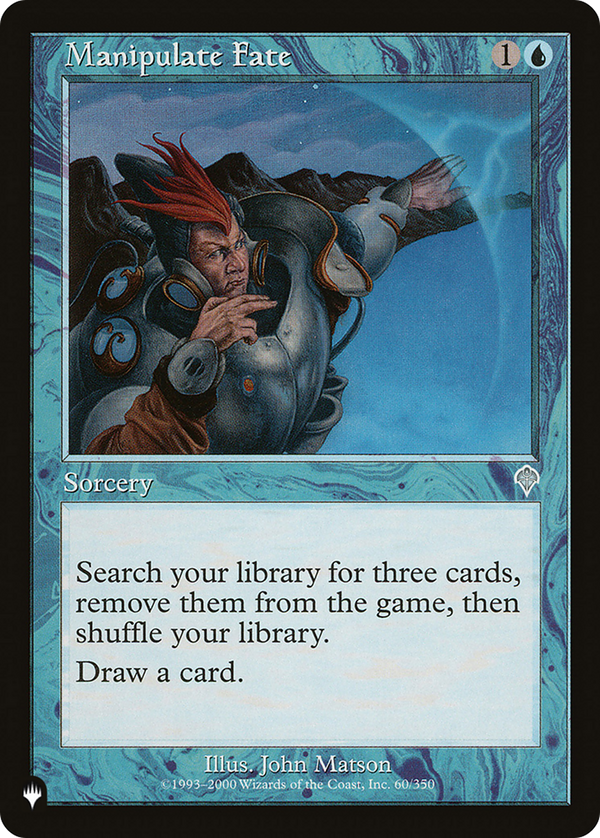 Manipulate Fate - INV Reprint (PLST)