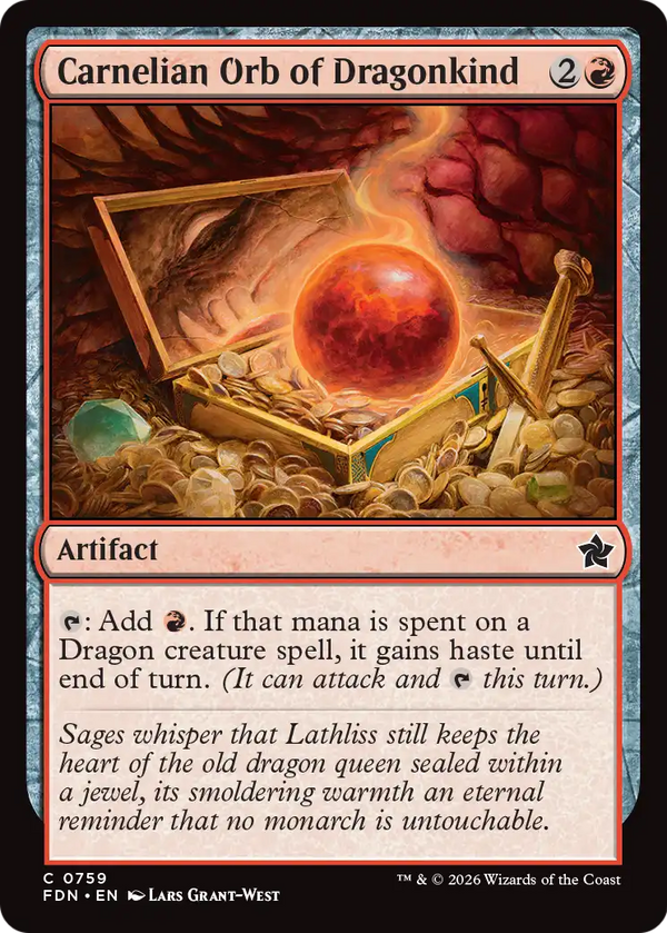 Carnelian Orb of Dragonkind (FDN)
