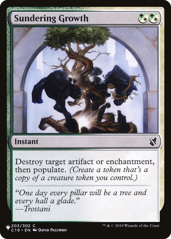 Sundering Growth - C19 Reprint (PLST)