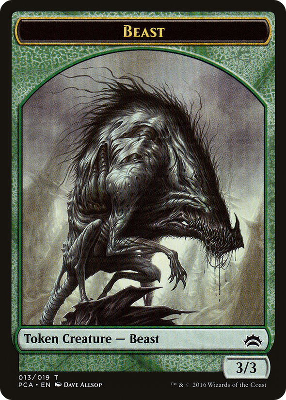 Beast // Saproling Token (TPCA)