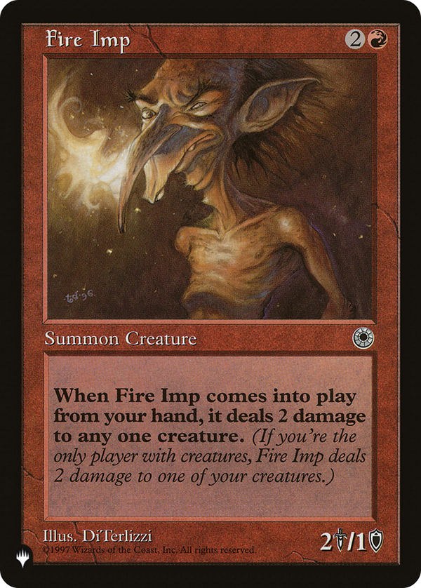Fire Imp - POR Reprint (PLST)