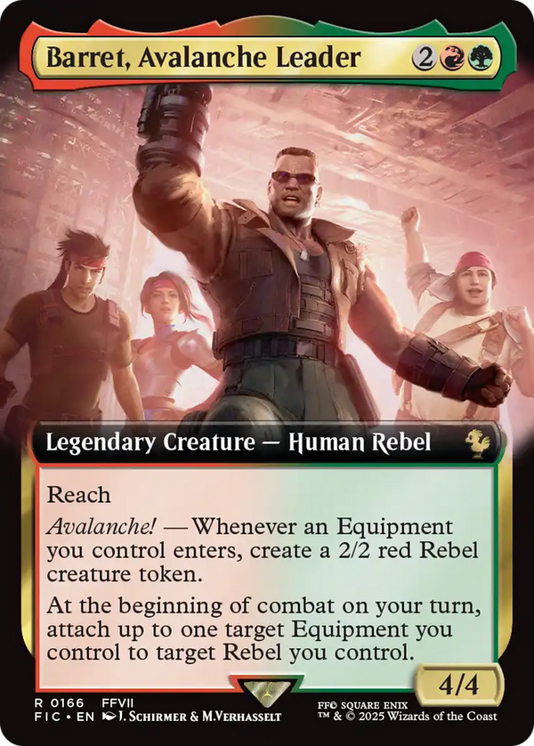 Barret, Avalanche Leader - Extended Art (FIC)