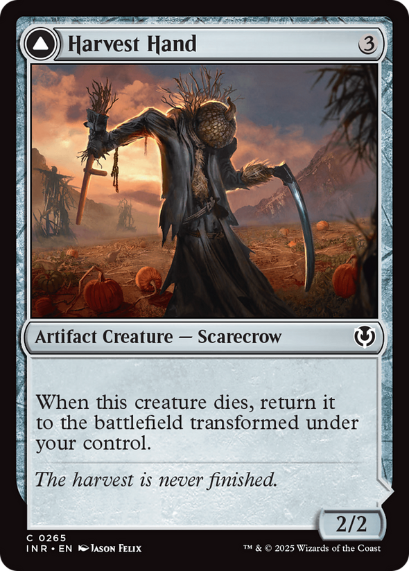 Harvest Hand // Scrounged Scythe (INR)