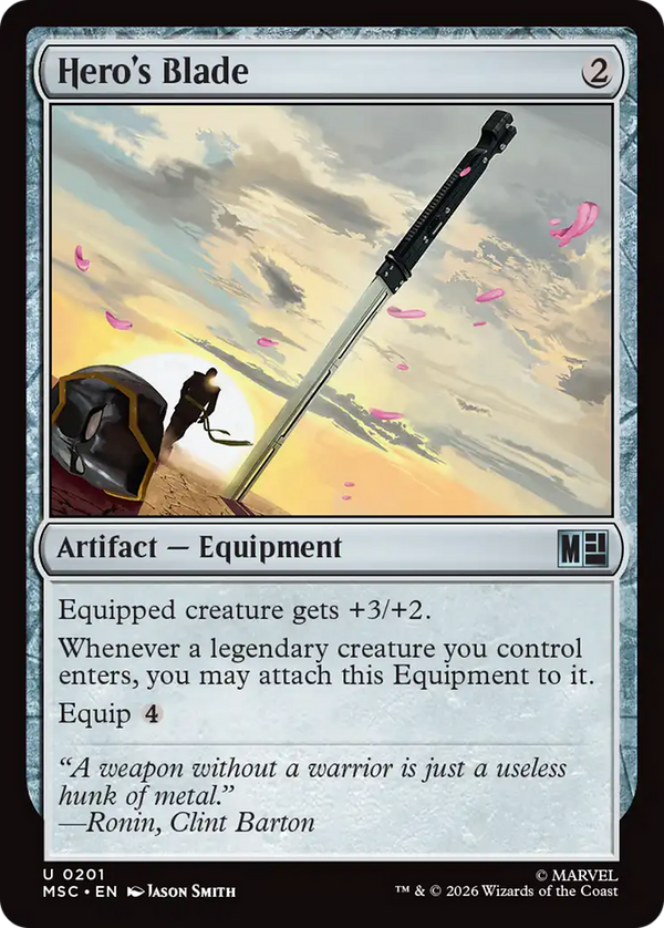 Hero's Blade (MSC) (Pre-Order)