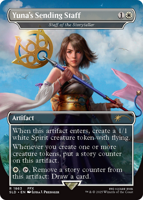 Yuna's Sending Staff // Staff of the Storyteller - Secret Lair x FINAL FANTASY: Weapons (SLD)