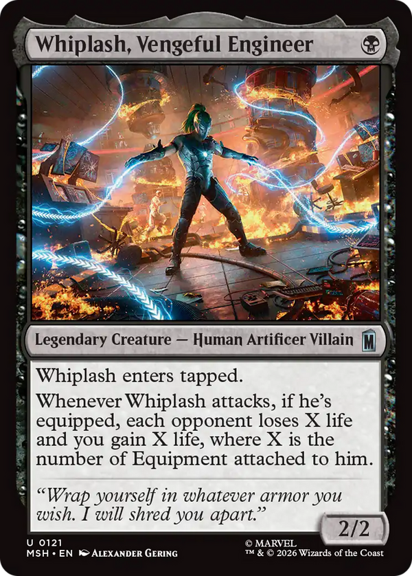 Whiplash, Vengeful Engineer (MSH) (Pre-Order)