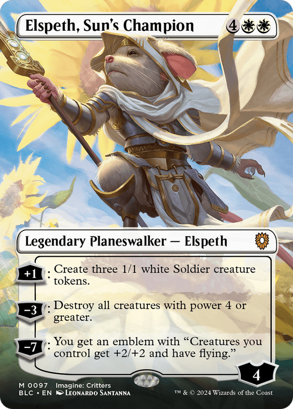 Elspeth, Sun's Champion - Borderless (BLC)