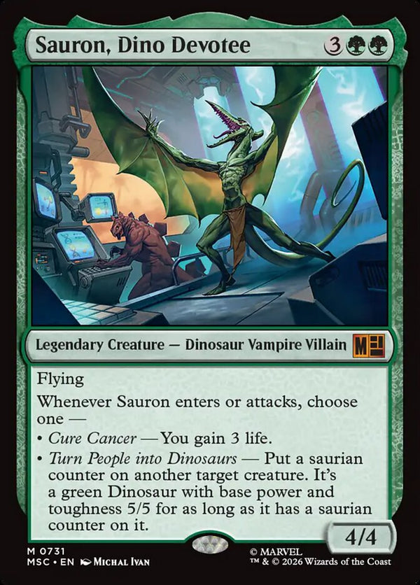 Sauron, Dino Devotee (MSC)