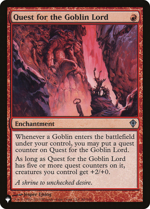 Quest for the Goblin Lord - WWK Reprint (PLST)