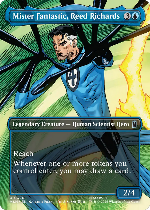 Mister Fantastic, Reed Richards - Borderless Scene (MSH) (Pre-Order)
