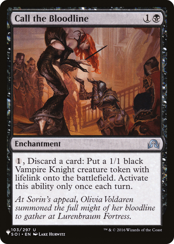 Call the Bloodline - SOI Reprint (PLST)