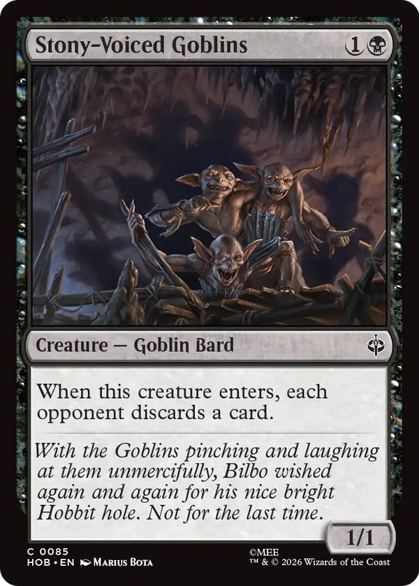 Stony-Voiced Goblins (HOB) (Pre-Order)