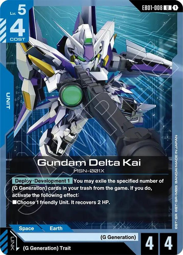 Gundam Delta Kai - EB01-008 - Uncommon