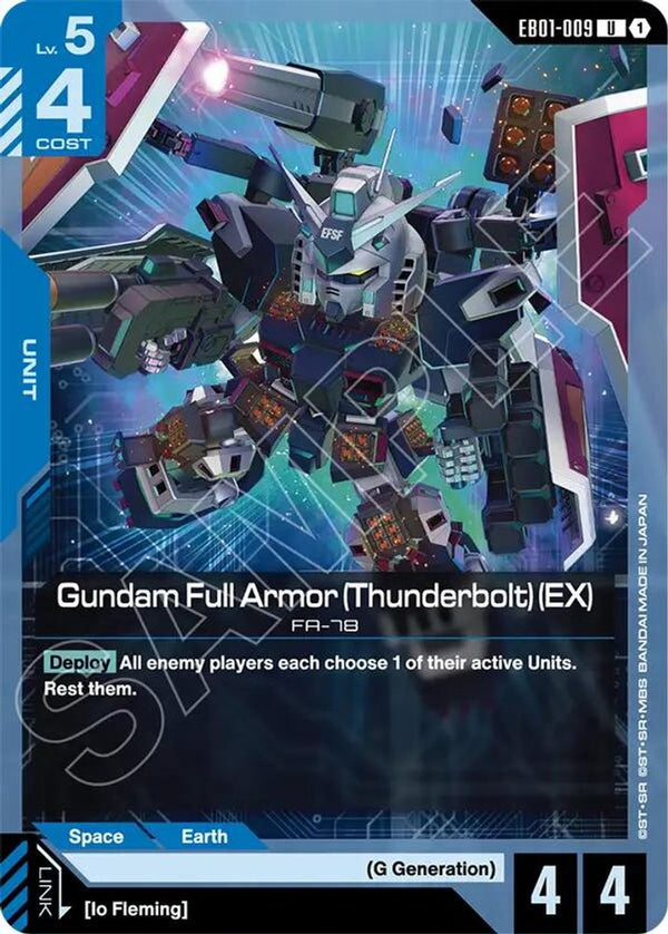 Gundam Full Armor (Thunderbolt) (EX) - EB01-009 - Uncommon