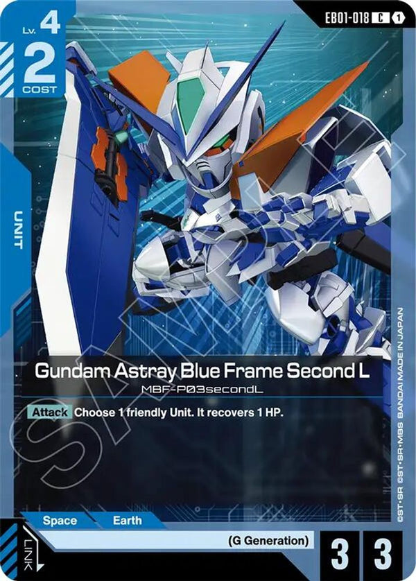 Gundam Astray Blue Frame Second L - EB01-018 - Common
