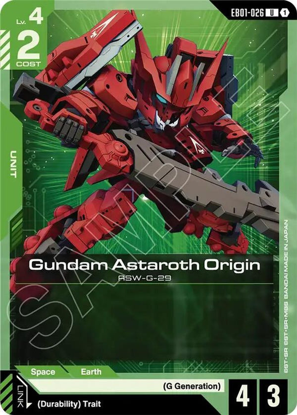 Gundam Astaroth Origin - EB01-026 - Uncommon
