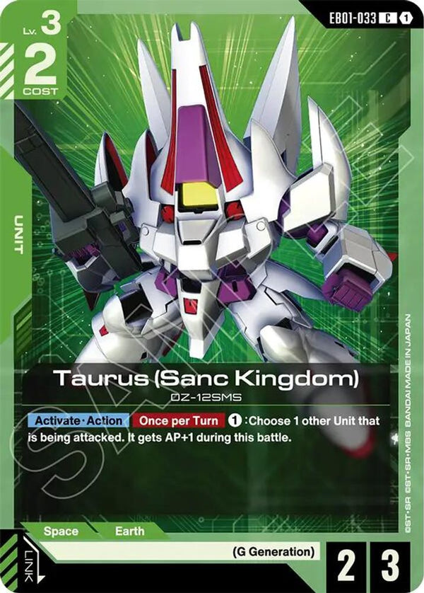 Taurus (Sanc Kingdom) - EB01-033 - Common