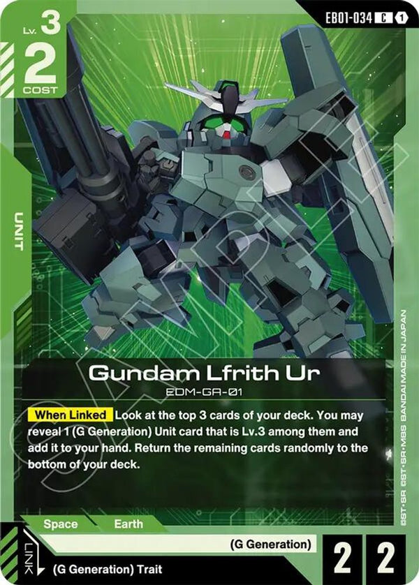 Gundam Lfrith Ur - EB01-034 - Common