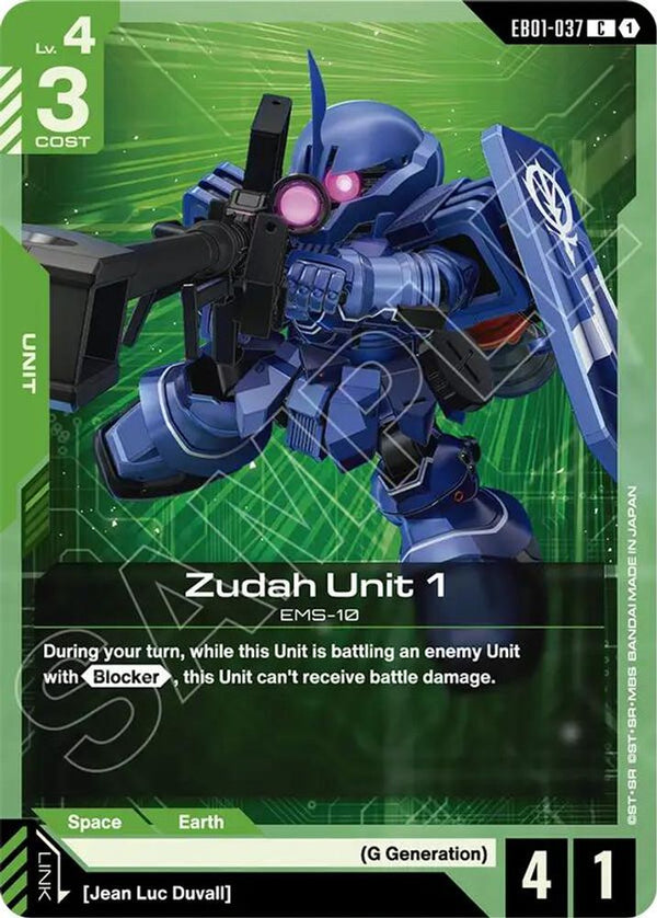 Zudah Unit 1 - EB01-037 - Common