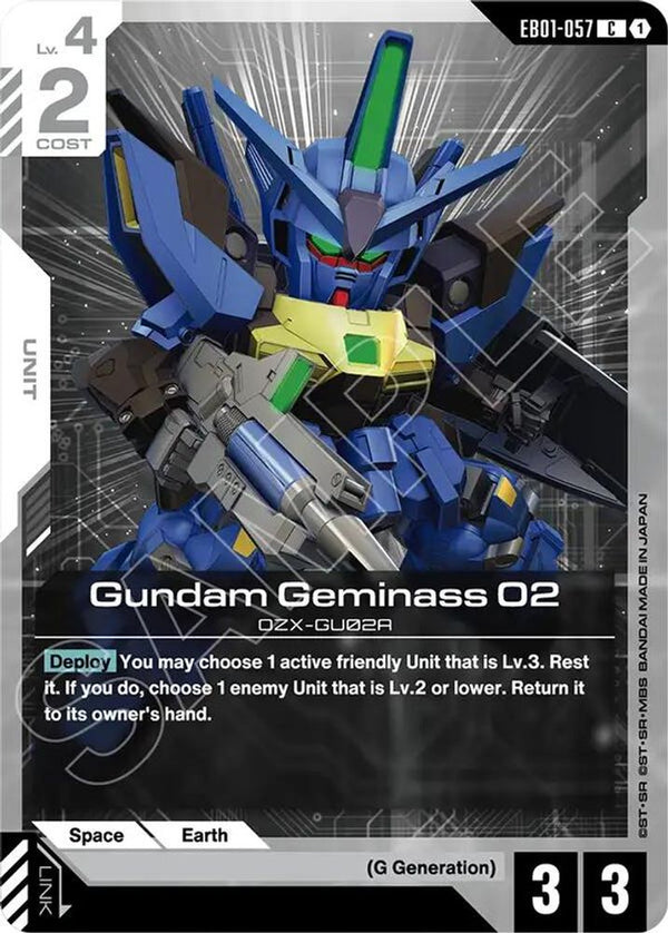 Gundam Geminass 02 - EB01-057 - Common