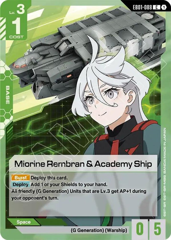 Miorine Rembran & Academy Ship - EB01-088 - Common