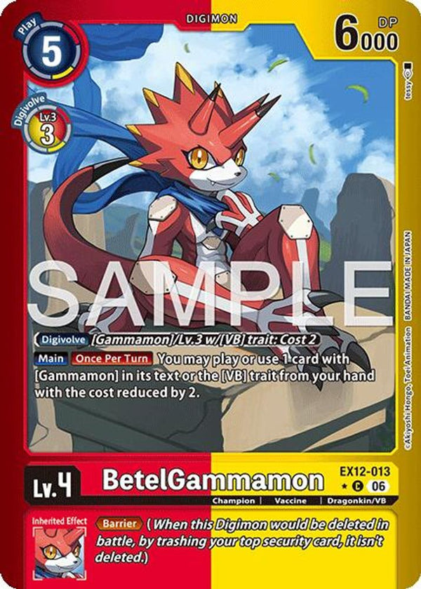 BetelGammamon (Limited Foil) - EX12-013 - Common