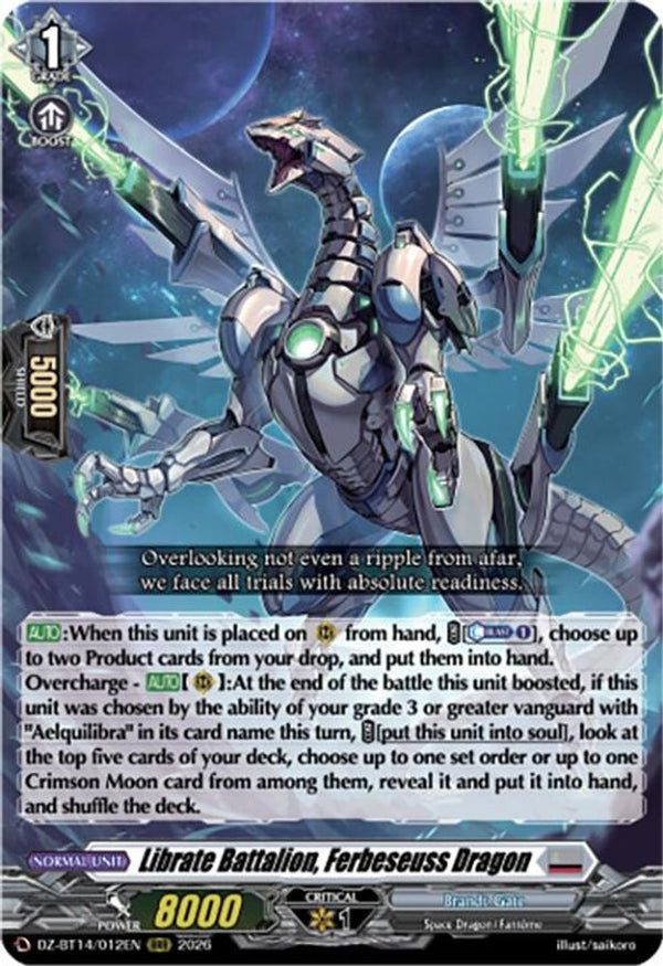 Librate Battalion, Ferbeseuss Dragon - DZ-BT14/012EN - Triple Rare