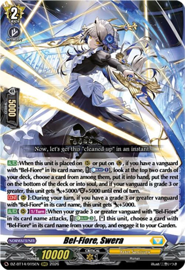 Bel-Fiore, Swera - DZ-BT14/015EN - Triple Rare