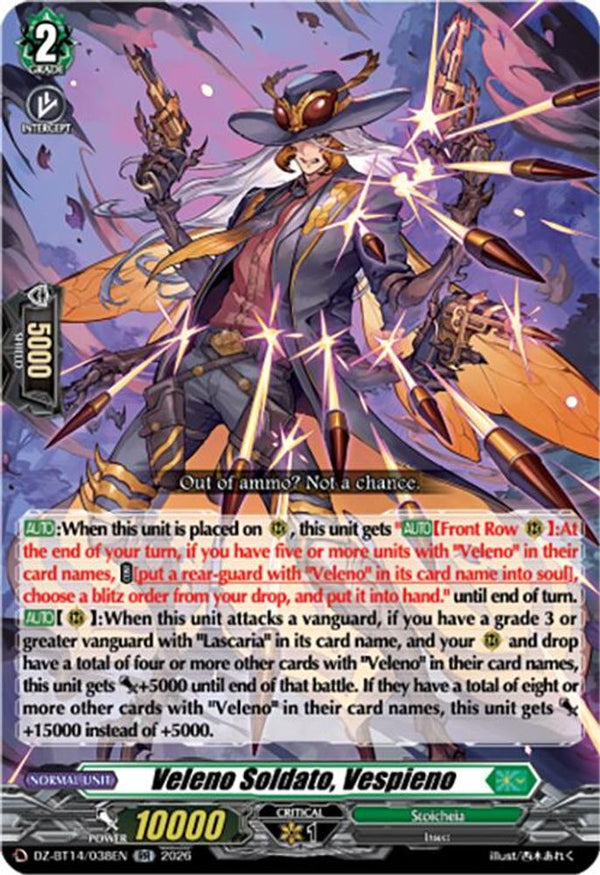 Veleno Soldato, Vespieno - DZ-BT14/038EN - Double Rare