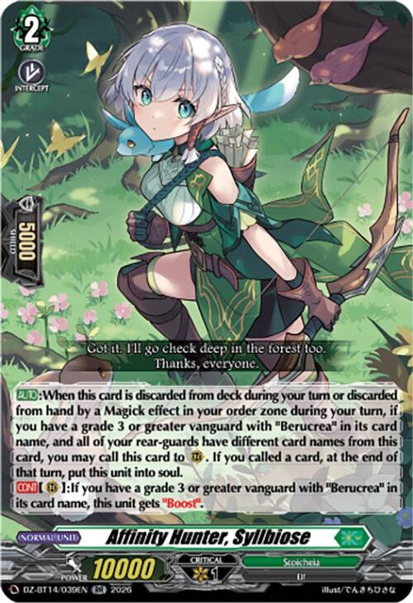 Affinity Hunter, Syllbiose - DZ-BT14/039EN - Double Rare