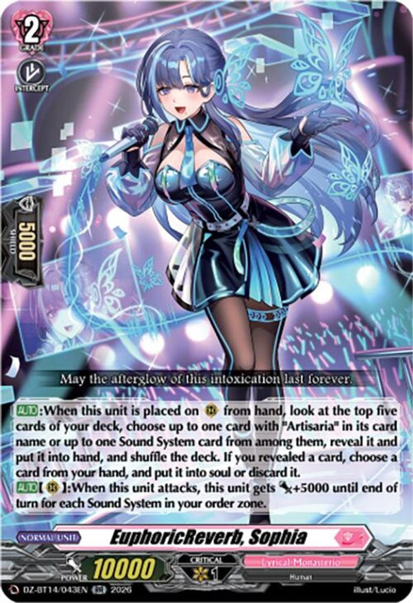 EuphoricReverb, Sophia - DZ-BT14/043EN - Double Rare