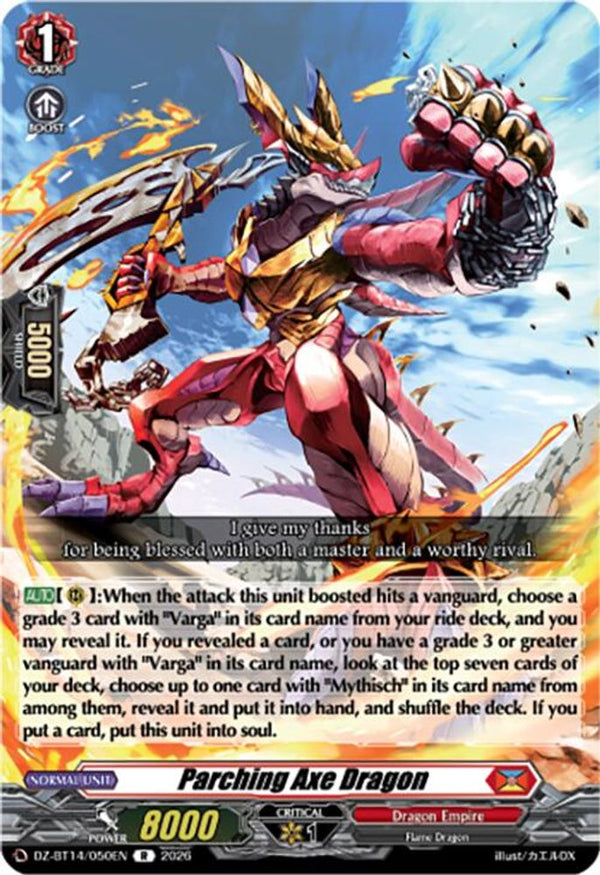 Parching Axe Dragon - DZ-BT14/050EN - Rare