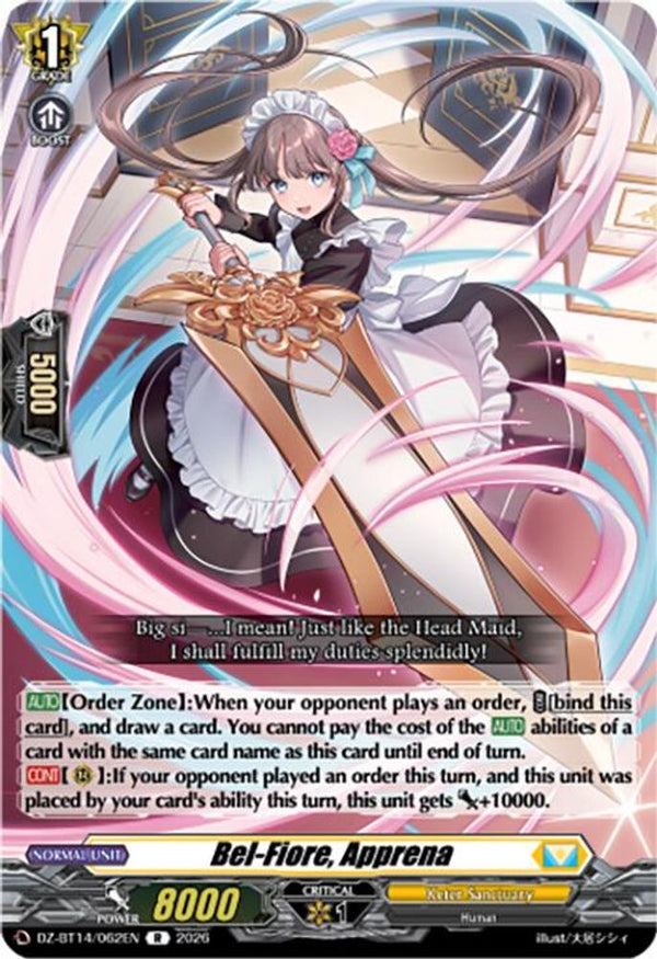 Bel-Fiore, Apprena - DZ-BT14/062EN - Rare