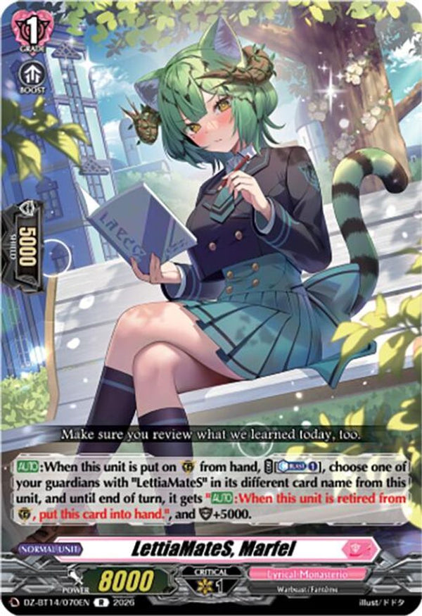 LettiaMateS, Marfel - DZ-BT14/070EN - Rare